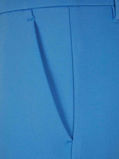 Shop Dorothee Schumacher Plain Formal Pants In Blau