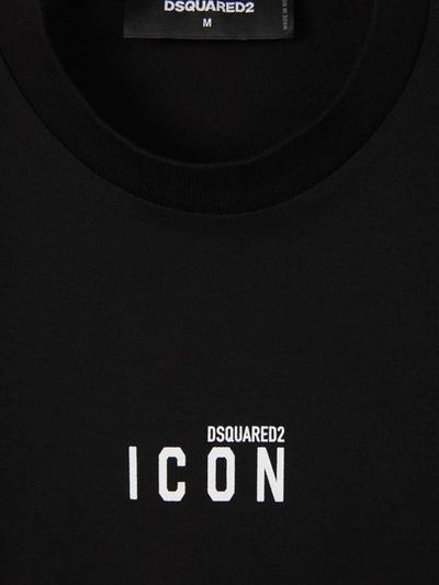 Shop Dsquared2 Cotton Icon T-shirt In Negre