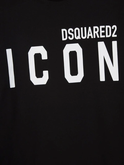 Shop Dsquared2 Cotton Icon T-shirt In Negre