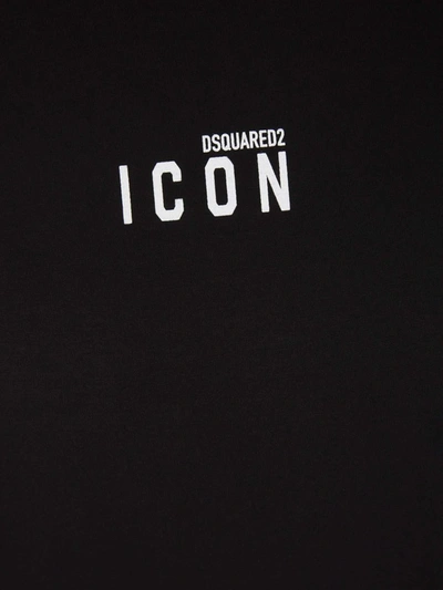 Shop Dsquared2 Cotton Icon T-shirt In Negre