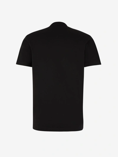 Shop Dsquared2 Icon Printed T-shirt In Negre