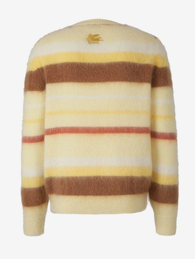 Shop Etro Wool And Alpaca Sweater In Groc Llimona
