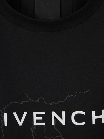 Shop Givenchy Reflective Print T-shirt In Negre
