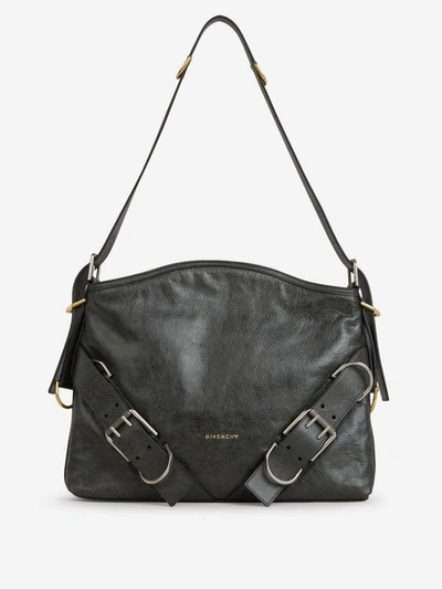 Shop Givenchy Voyou M Crossbody Bag In Gris Fosc