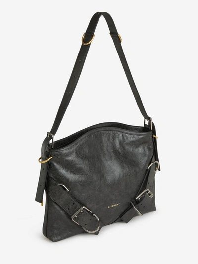 Shop Givenchy Voyou M Crossbody Bag In Gris Fosc