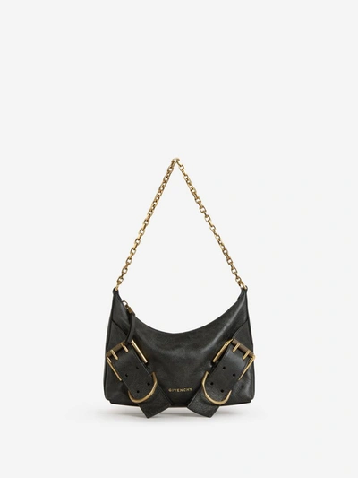 Shop Givenchy Voyou Shoulder Bag In Marró Fosc