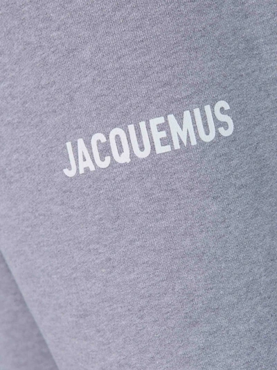 Shop Jacquemus Le Jogging Joggers In Gris Clar