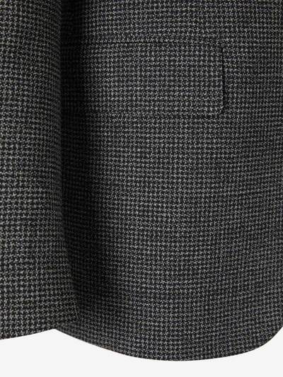 Shop Lardini Wool Knitted Suit In Blanc I Negre