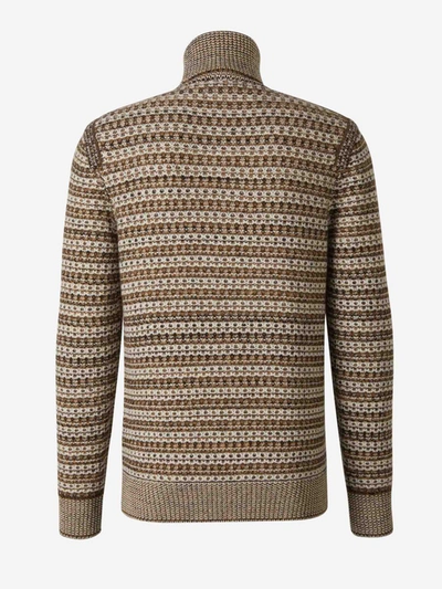 Shop Loro Piana Mancora Cashmere Sweater In Marró