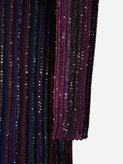 Shop Missoni Maxi Sequin Dress In Multicolor