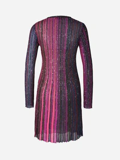 Shop Missoni Mini Sequin Dress In Albergínia