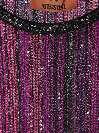 Shop Missoni Mini Sequin Dress In Albergínia
