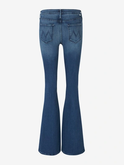 Shop Mother Jeans The Down Low In Blau Cobalt