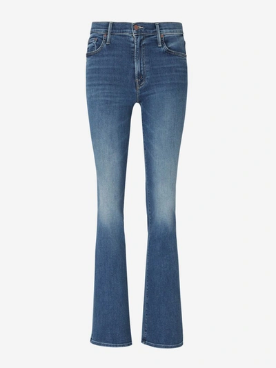 Shop Mother Jeans The Outsider In Blau Marí