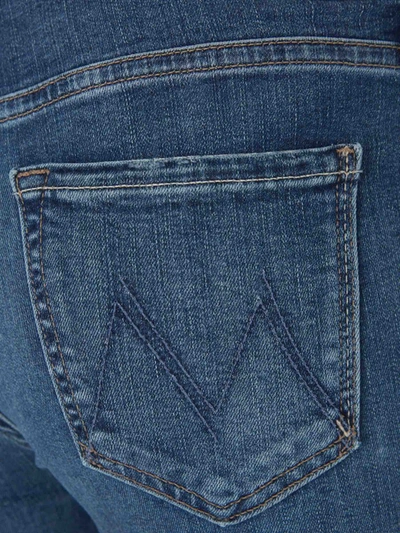 Shop Mother Jeans The Outsider In Blau Marí