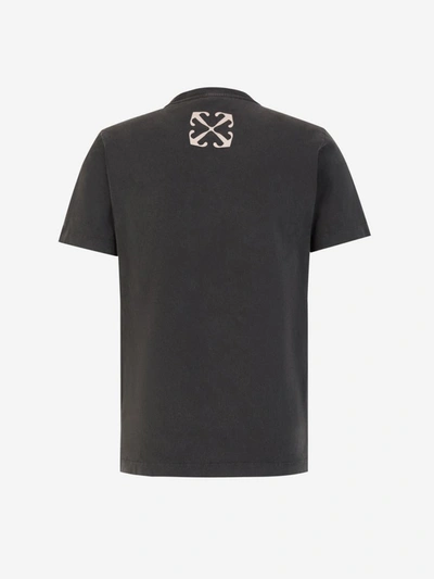 Shop Off-white Printed Graphic T-shirt In Negre