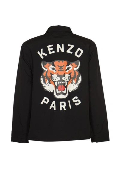 Shop Kenzo Jackets Black