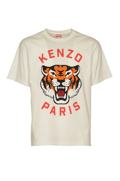 Shop Kenzo T-shirts And Polos Beige