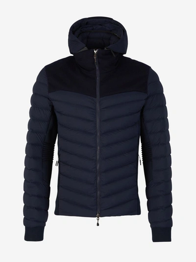 Shop Sease Warm Padded Jacket In Blau Nit