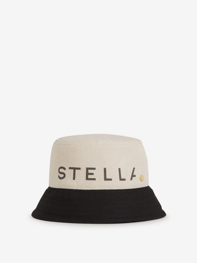 Shop Stella Mccartney Monogram Bucket Hat In Ivori