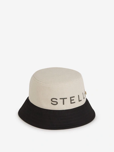 Shop Stella Mccartney Monogram Bucket Hat In Ivori