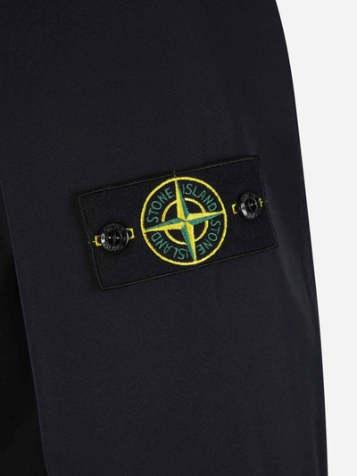 Shop Stone Island Technical Bomber Jacket In Negre