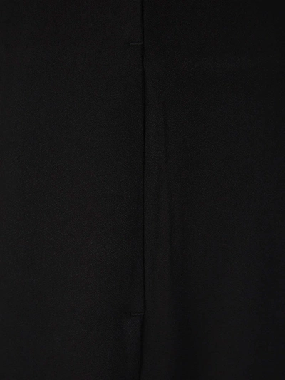 Shop Totême Asymmetrical Midi Skirt In Negre