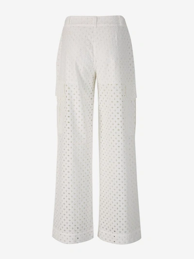 Shop Zimmermann Matchmaker Cargo Pants In Blanc