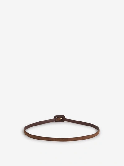 Shop Totême Leather Belt In Camel
