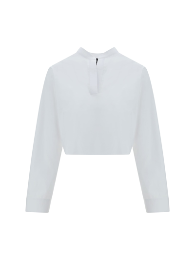 Shop Giorgio Armani Top In Brilliant White