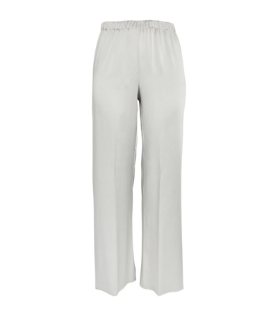Shop Marina Rinaldi Elasticated-waist Trousers In Grey