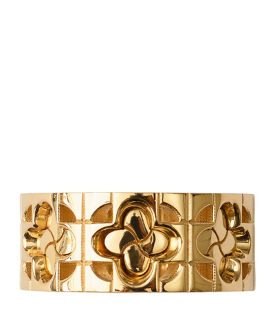 Shop Burberry Gold-plated Rose Ring
