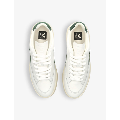 Shop Veja Women's White/oth Women's V-12 Low-top Leather Low-top Trainers