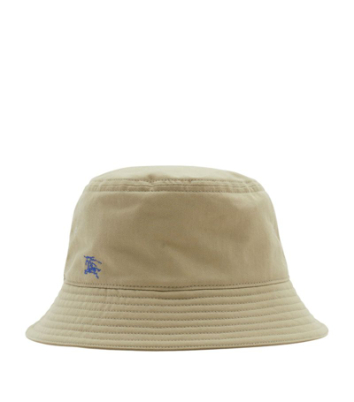 Shop Burberry Ekd Bucket Hat In Neutrals