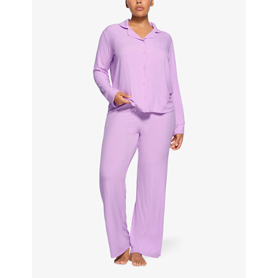 Skims Womens Sugar Plum Soft Lounge Stretch jersey Pyjama Set ModeSens