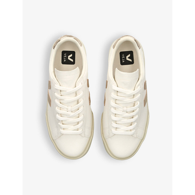 Veja Campo Sneakers In White Leather In White