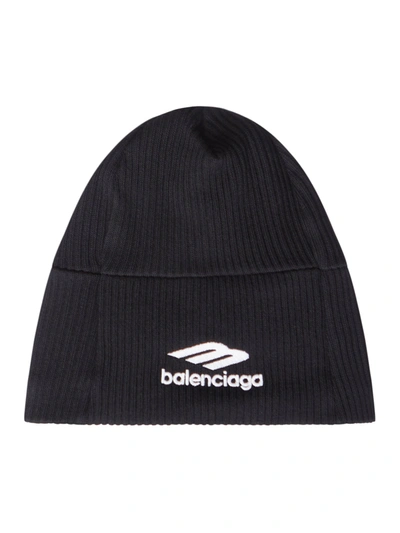 Shop Balenciaga Cotton Cap In Black