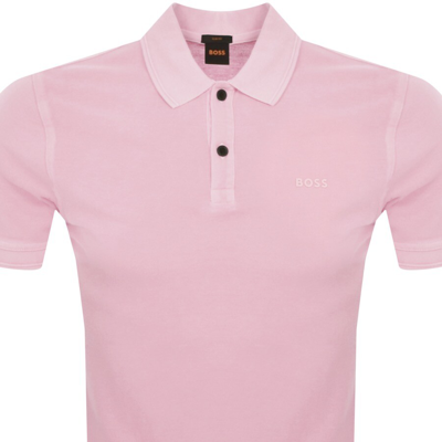 Shop Boss Casual Boss Prime Polo T Shirt Pink