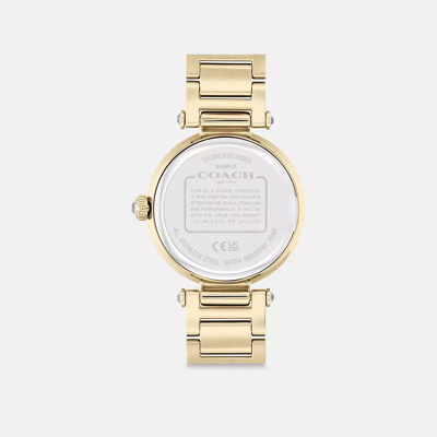 Coach Cary Watch, 34mm In Gold