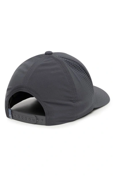 Shop Travis Mathew Airfoil Heater Tech Baseball Cap In Dark Grey