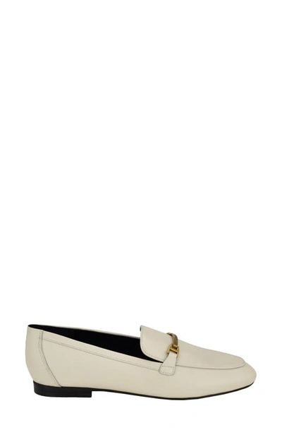 Shop Calvin Klein Sommiya Bit Loafer In Ivory