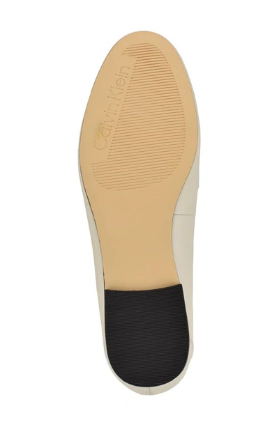 Calvin Klein Sommiya Bit Loafer In Ivory