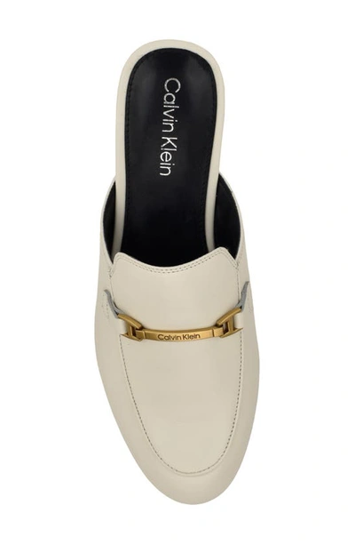 Shop Calvin Klein Sidoll Mule In Ivory