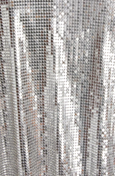 Rabanne Silver Chainmail Bomber Jacket