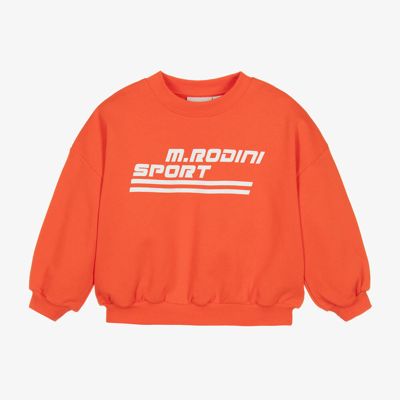 Shop Mini Rodini Red Organic Cotton Sweatshirt