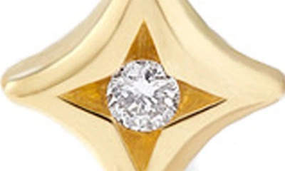 Shop Cast The Nova Diamond Stud Earrings In Gold