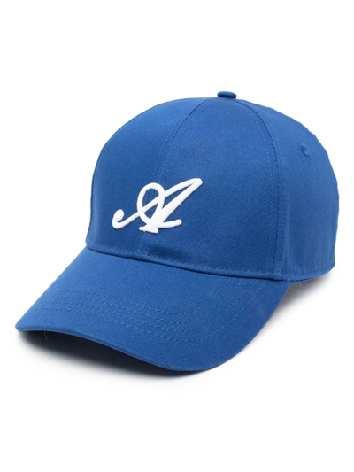 Shop Axel Arigato Embroidered-logo Baseball Cap In Blue