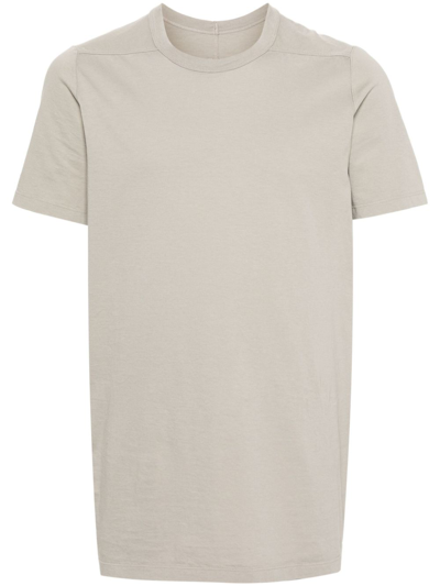 Shop Rick Owens Grey Level Organic Cotton T-shirt