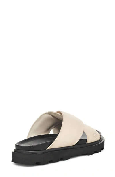 Shop Ugg Capitelle Crossband Slide Sandal In Jasmine