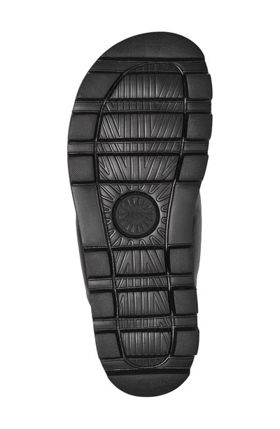 Shop Ugg Capitelle Crossband Slide Sandal In Black